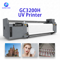 Impresora UV Plana Industrial de Gran Formato GUANG CHEN GC3200H de Alta Velocidad y Precisión para Señalización, Fotos, Latas y Embalaje