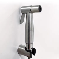 Ensemble de douchette pour bidet en acier inoxydable au design moderne, écologique et hygiénique, douchette pour toilette Shattaf