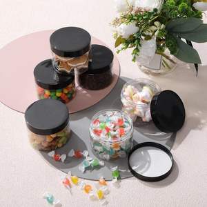 Frascos de Crema Cosmética Transparentes de PET de 60 ml, 100 ml, 200 ml, 250 ml con Tapa Negra de Rosca y Serigrafía Personalizada - Product Image 4