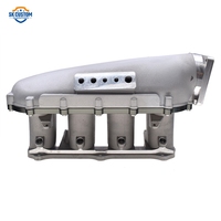 Throttle Body 90mm K20 K24 Engine Intake Manifold untuk Honda Civic 2002 -2005 Coupe Si Rsx K Series K Swap
