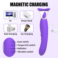 Hot Selling weibliche Vibratoren Zungen saugen Massage gerät Kitzeln Dildo Klitoris Stimulator Silikon G-Punkt Vibrator für Frauen
