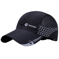 Gorra de béisbol de malla transpirable de secado rápido, impermeable, de nailon, para correr al aire libre, sombrero refrescante para el sol, ajustable, fabricante de gorras personalizadas