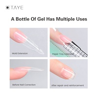 Kit d'extension d'ongles en polygel TAYE de haute qualité pour salon de manucure, construction rapide des ongles
