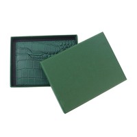 Dompet Kartu Kulit PU Motif Buaya, Hadiah Promosi, Tempat Kartu Kredit Tipis, Logo Custom, Harga Pabrik, Grosir