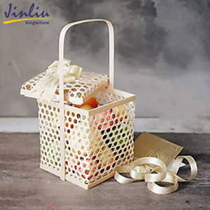 Jiuliu Giá Rẻ Giá Handmade Tre <span class=keywords><strong>Wicker</strong></span> Giỏ Quà Tặng Vòng Dệt Tre Gói Hộp Đảng Tổ Chức Sự Kiện Đám Cưới Hộp Quà Tặng Cho Bánh Trung Thu - Product Image 2