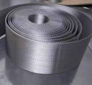 260/40 152/30 paslanmaz çelik otomatik ekran örgü kemer, 125mm 158mm dokuma filtre kemer - Product Image 3