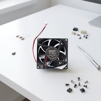 Ventilateur de refroidissement 8x8 24V pour projecteur LED PAR, avec câble, pour pièces de rechange de projecteurs LED PAR