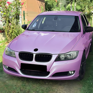 กระจังหน้า BMW ซีรีส์ 3 E90 E91 LCI ปี 2009-2012 แบบ LED สองแถบ สีดำ พร้อมไฟ แต่งกันชนหน้า - Product Image 1