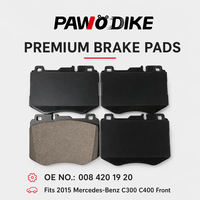 Plaquettes de frein d'usine FMVSS pour Mercedes-Benz C300 C400 essieu avant 2015, jeu de plaquettes de frein céramique OE 0084201920