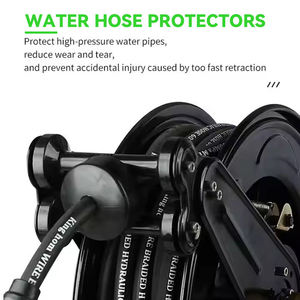 SPS 5000 PSI 50 ฟุต 3/8 นิ้ว รอกเก็บสายยางแบบยืดหดอัตโนมัติคู่ คุณภาพสูง - Product Image 4