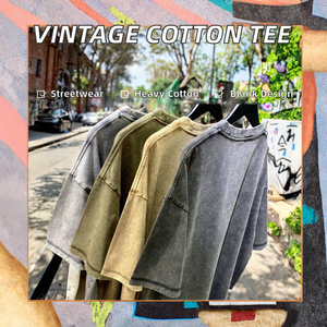 Camiseta de Hombre de Alta Calidad, 100% Algodón, Lisa, Casual, Cuello Redondo, Manga Corta, Suave, Transpirable, Básica, para Uso Diario - Product Image 2