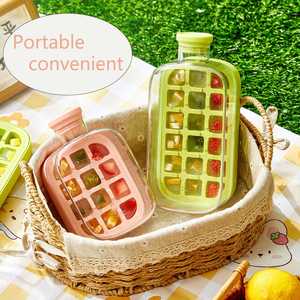 Bandeja de Hielo Portátil de Plástico con 12 Compartimentos, Multifuncional, con Sistema de Presión para Liberar el Hielo, Ecológica, para Uso Doméstico - Product Image 5