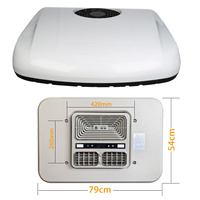 AC (Air Conditioner) Terintegrasi 24V untuk Truk, Sprinter Van, dan Ambulans, Pemasangan di Atap