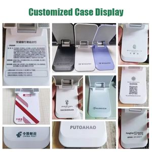 Support de téléphone portable en aluminium personnalisé avec logo d'entreprise, support de bureau pliable pour tablette, cadeau de bureau - Product Image 4