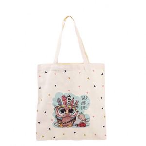 Bolso de hombro de lona para mujer, organizador de cosméticos, reutilizable, informal, con dibujos animados, ecológico, duradero, de gran capacidad - Product Image 4