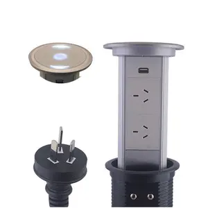 kitchen tabletop saa approved motorized intellectual electrical pop up horizontal socket