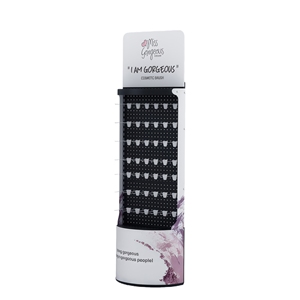 Adjustable Pegboard Makeup Display Stand Perforated Metal Panel with <b>Hooks</b> for Organizing Hair Brushes <b>Tools</b> & Cosmetics - Product Image 3