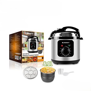 JAMAKY <span class=keywords><strong>Cuiseur</strong></span> à <span class=keywords><strong>riz</strong></span> électrique professionnel 2,8 L, 1000W avec fonction maintien au chaud et couvercle en acier inoxydable - Product Image 6