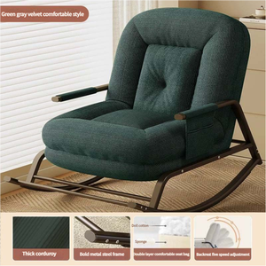 Ghế thư giãn chất lượng cao, ghế đơn, ghế sofa ngả lưng, nội thất phòng khách hiện đại, ghế lười thư giãn để nghỉ ngơi - Product Image 3