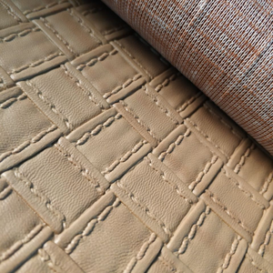 Giá cả cạnh tranh ý kết cấu PVC da tổng hợp vải cho bọc, túi xách, thời trang trực tiếp Nhà cung cấp nhà máy - Product Image 6