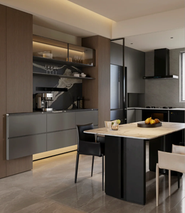 2025 Hot Style Open-Design Modern High-End <b>Kitchen</b> Storage <b>Cabinet</b> Light Luxury Restaurant <b>Sideboard</b> Integrated <b>Kitchen</b> - Product Image 4