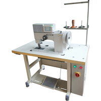 Máquina de Bordar Industrial de Doble Aguja y Puntada Recta RN-2293H para Cuero y Hilos Gruesos/Patrón Espiga, Nueva