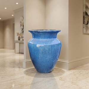 Vases en céramique émaillée géants écologiques de Binh Duong, artisanat, urnes, pots de fleurs et jardinières pour la maison et le jardin, vente en gros - Product Image 1