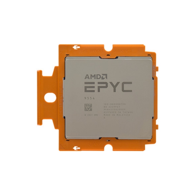AMD EPYC 9554 Server CPU, 64 Cores 128 Threads 3.1GHz, 4th Gen EPYC Genoa Architecture High-Performance Compute Core