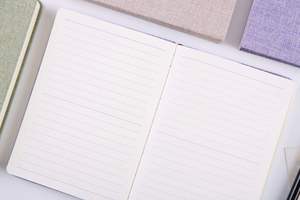Cuaderno de Tapa Dura de Alta Calidad, Color Sólido, A5, Superficie de Tela, Cuaderno Personalizado, Mini Cuadernos Creativos para Estudiantes - Product Image 5