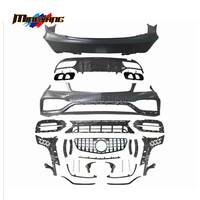 Mise à niveau W204 de haute qualité vers le kit de carrosserie de gril de pare-chocs de voiture de conception W205 Amg pour Mercedes Benz classe C W204 2007-2014 à W205 Kit de carrosserie