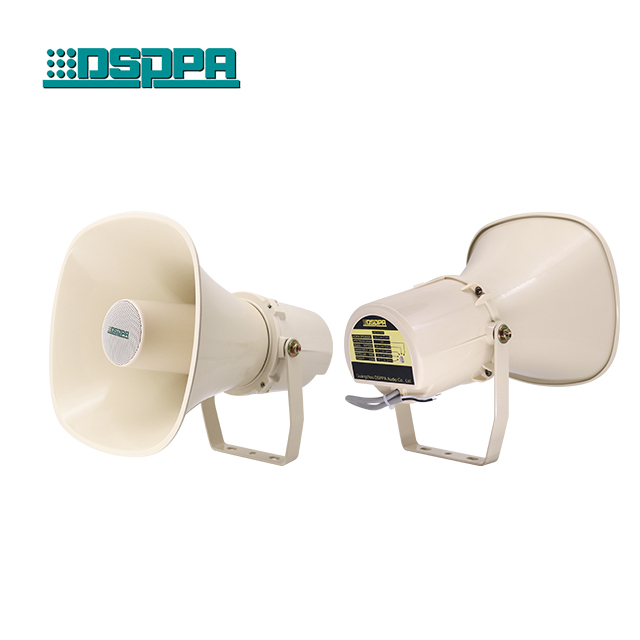 PA Speaker System Waterproof 30W Outdoor Horn Speaker with 70V/100V Function White Color CE ROHS Certified