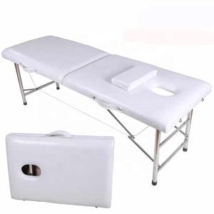 Lit d'examen pliable en acier inoxydable de haute qualité, Salon de beauté, <span class=keywords><strong>table</strong></span> de Massage des cils - Product Image 5
