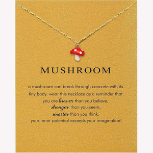 Hot Selling eenvoudige modieuze dansschoenen paddestoel pinguïn ontwerp roestvrijstalen hanger ketting voor mannen en vrouwen - Product Image 5