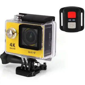 Avec télécommande 4K grand angle 170 degrés 16MP WIFI Sport Action Camera 30M Underwater Waterproof Camcorder Sports Cameras