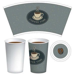 Aplicación Yibin <span class=keywords><strong>Enso</strong></span> ventilador de vaso de papel revestido de un solo lado para agua, jugo, café, té para envolver, uso en bebidas energéticas, industrias químicas - Product Image 6