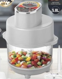 Hoffmans 1800W 4 en 1 <span class=keywords><strong>Hachoir</strong></span> à Aliments Multifonction et Broyeur à Viande de Grande Capacité 5,8 L pour le Nigéria et le Ghana - Product Image 3