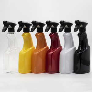 Botellas pulverizadoras de plástico negro de 500 ml con gatillo, pulverizador manual de compresión de aire, botella pulverizadora vacía <span class=keywords><strong>para</strong></span> riego del hogar y jardín, 16 oz - Product Image 2