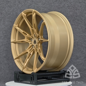 Rines Monobloque Forjados 722Auto en Oro Mate de 19, 20, 21 y 22 Pulgadas para <span class=keywords><strong>BMW</strong></span> M5 <span class=keywords><strong>CS</strong></span>, <span class=keywords><strong>M8</strong></span> Gran Coupé, X5M, X6M Competition - Product Image 2