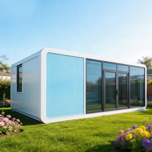 Maisonnette mobile préfabriquée isolée et étanche de 20 ou 40 pieds, style cabane Apple, personnalisable pour l'extérieur - Product Image 2