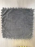 Housses de coussin texturées en graines de maïs en stock, 250 GSM, 100 % polyester, 6 couleurs, tailles 12*20 pouces et 18*18 pouces