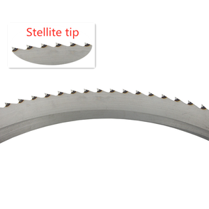 Lame de scie à ruban à pointe en carbure Stellite, longueur personnalisée, bien soudée, durée de vie prolongée, pour scies à ruban à bois mi-dur - Product Image 4