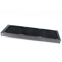Dissipateur de chaleur en aluminium anodisé noir de haute qualité CNC coupe et pliée radiateur de refroidissement par eau packs de batterie plaque de refroidissement liquide
