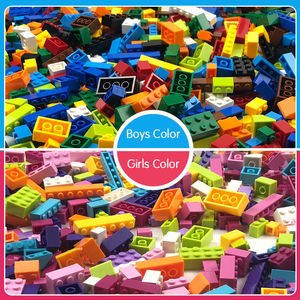 500/1000 pezzi blocchi ABS mattoni di plastica per bambini Kit didattico per bambini compatibile con piccole particelle di blocchi di costruzione set di giocattoli - Product Image 3