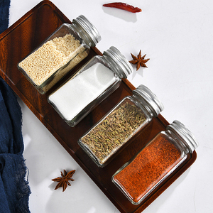 4Oz Glazen Kruidenpotten Met Deksels Keuken Luchtdichte Glazen Potten Opslagflessen Glazen Opslagpot Met Deksels - Product Image 4
