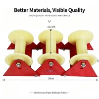 Rouleau de tirage de câble en nylon robuste à faible friction, droit / d'angle / pour tranchée, poulie de guidage de câble à base plate, rouleau de déroulement de fil