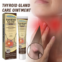Pommade de Soin de la Glande Thyroïde Marque Blanche OEM, Drainage des Ganglions Lymphatiques, Élimination des Impuretés Corporelles, Inhibition des Nodules Thyroïdiens