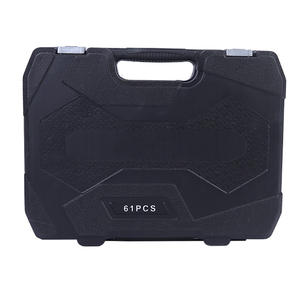 Ensemble d'outils de réparation de moteur PC de 61 pièces, finition miroir nickel perlé mat, clé à cliquet et accessoires de douilles pour utilisation automobile - Product Image 2