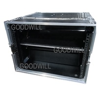Boîtier de transport 6U personnalisé Goodcase pour contrôleur de production vidéo + écran LCD 19'' + tiroir 3U 19''