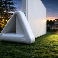 Ensemble de projection de films gonflable EJIA Heavy Duty DWF |   Écran de cinéma extérieur de qualité professionnelle pour événements en resort |   Imperméable