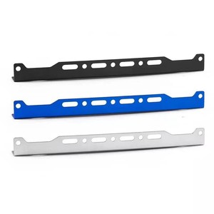 Aluminum Engine Oil Cooler Mounting <b>Bracket</b> Kit Black Blue <b>Silver</b> For Retrofit Upgrade - Product Image 1